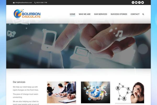 The7 theme site design template sample