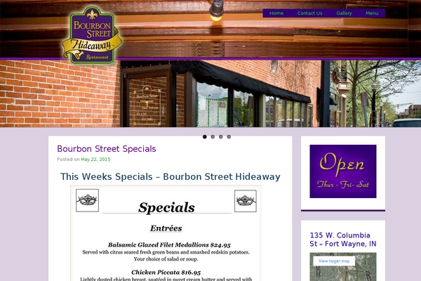 bourbonstreethideaway.com site used Superhero
