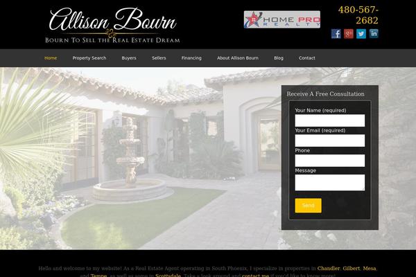 Enterprise Pro theme site design template sample