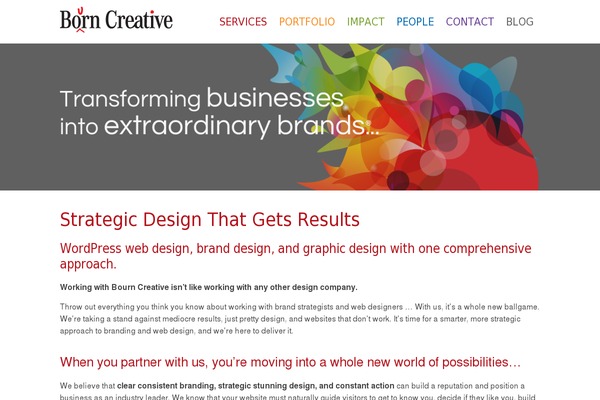 bourncreative.com site used Bourncreative
