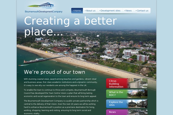 bournemouthdevelopmentcompany.com site used Bdc