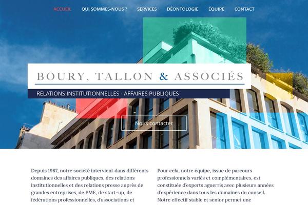 bourytallon.com site used Archivetheme