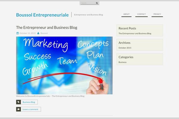 WEN Business theme site design template sample