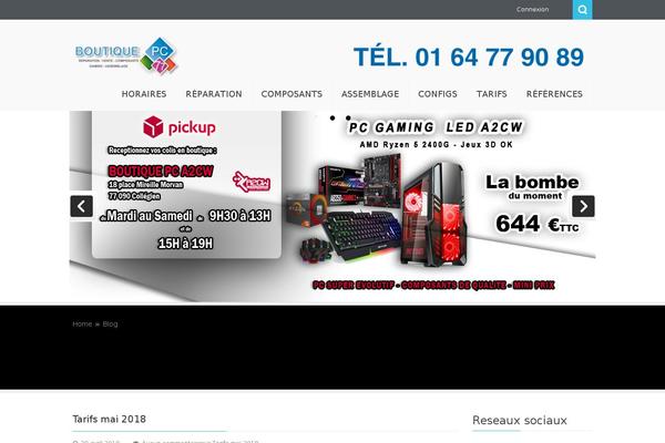 Mesmerize theme site design template sample