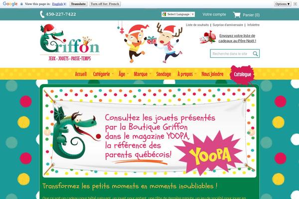 boutiquegriffon.ca site used Templatekiai