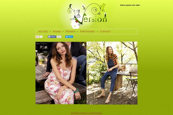 Boutique theme site design template sample