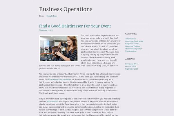Sundance theme site design template sample