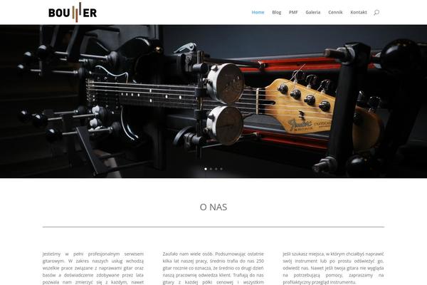 Divi theme site design template sample