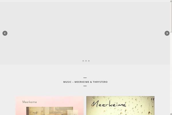 Lush theme site design template sample