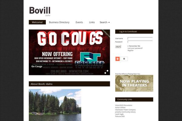 Gonzo theme site design template sample
