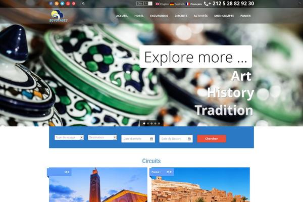 Tour Package v.2.1 theme site design template sample