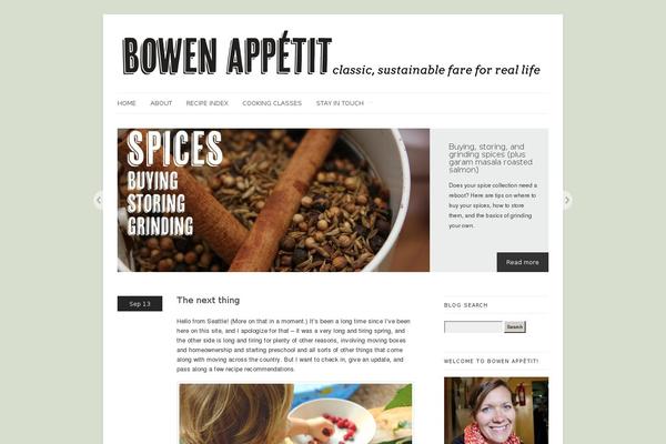 Linen pro Child theme site design template sample