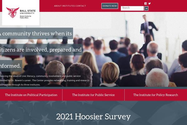 bowencenterforpublicaffairs.org site used Bowen16