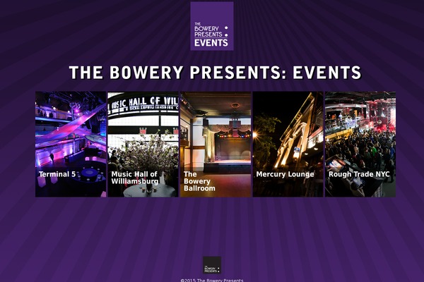 boweryevents.com site used Bowery-events-theme-2