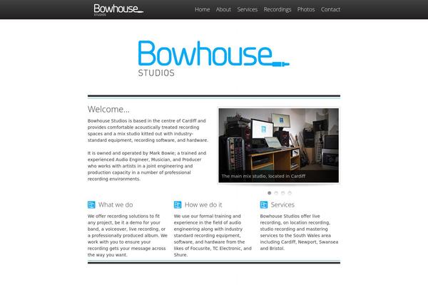 bowhousestudios.com site used Pixelstudio