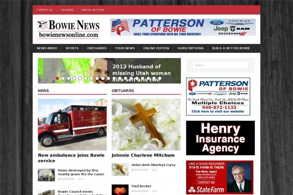 Zox-news theme site design template sample