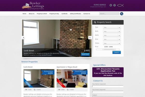 Locality theme site design template sample