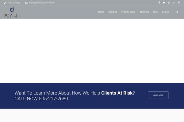 bowleslawfirm.com site used WizeLaw