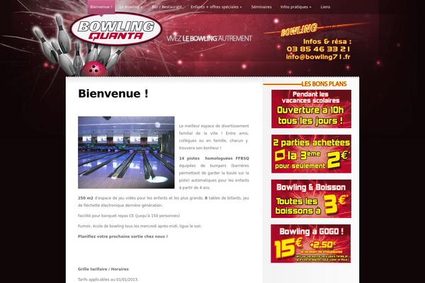 Glow theme site design template sample