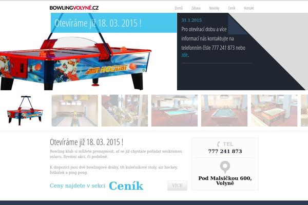 Mirage theme site design template sample