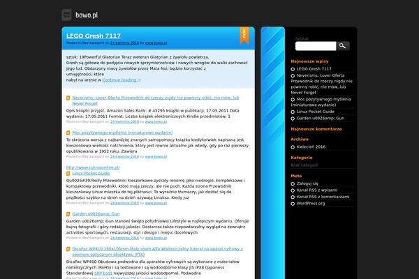 Bota theme site design template sample
