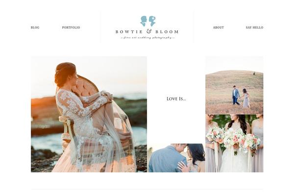 Rebecca theme site design template sample