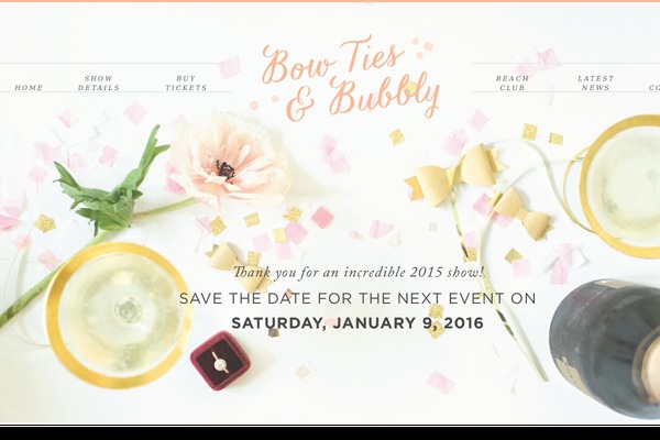 Lovely_ribbons theme site design template sample