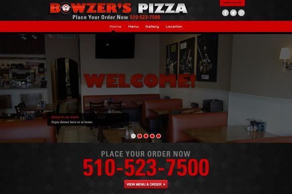 Dine & Drink theme site design template sample