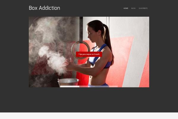 boxaddiction.com site used Workout