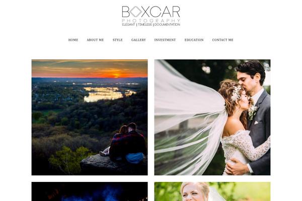 Rebecca theme site design template sample