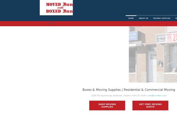 Cargo theme site design template sample