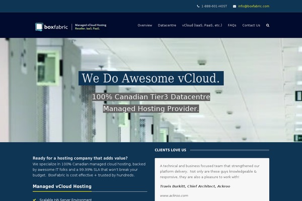 Hosting theme site design template sample