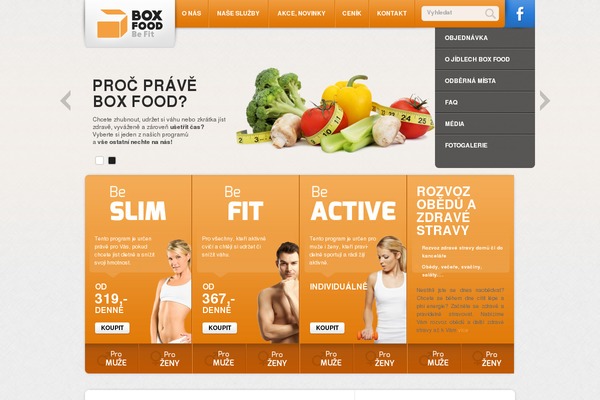 boxfood.cz site used swallow