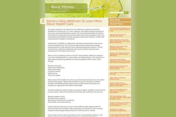 Lime Slice theme site design template sample