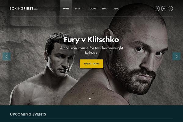 boxingfirst.com site used Grosvenor