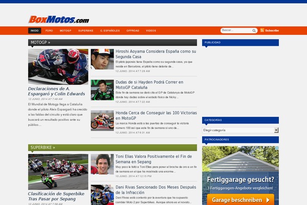 boxmotos.com site used Blogoma