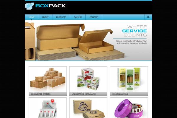 boxpack.com.au site used Push