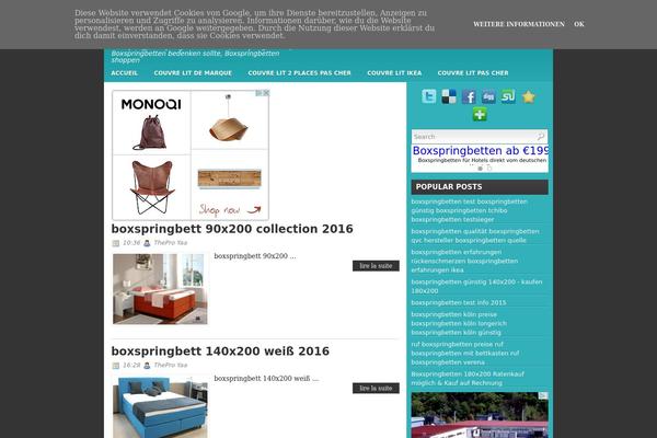 Feather theme site design template sample