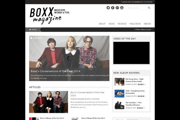Backstreet theme site design template sample