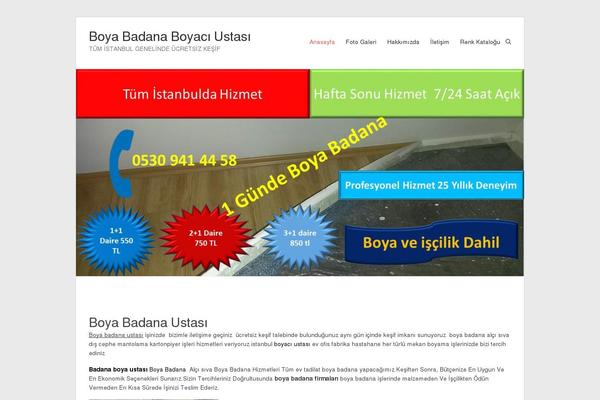 Esteem theme site design template sample