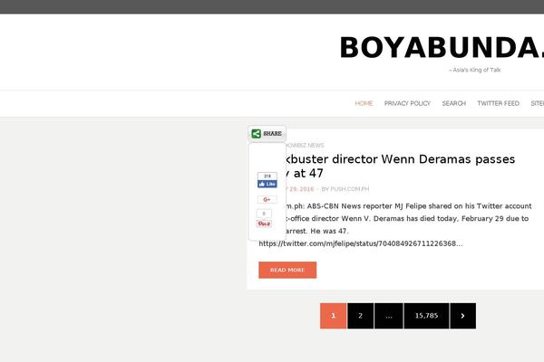 Site using Slick Social Share Buttons plugin