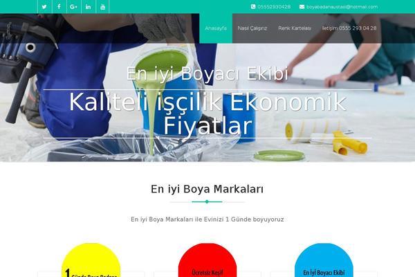 Misty Lake theme site design template sample
