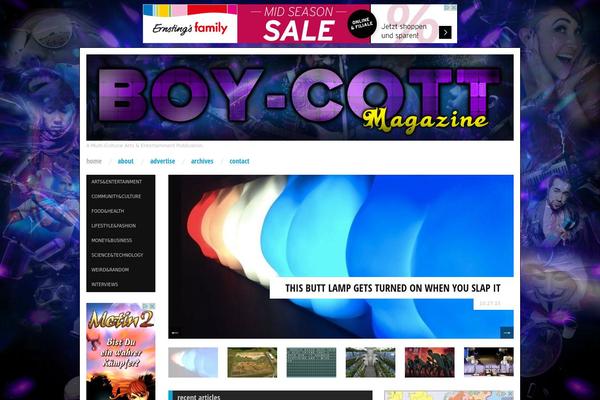 Ox theme site design template sample