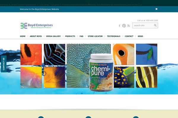 Site using Chimpy plugin