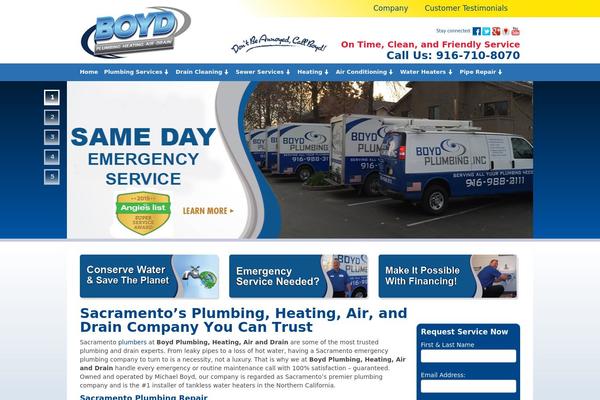 Alpha theme site design template sample