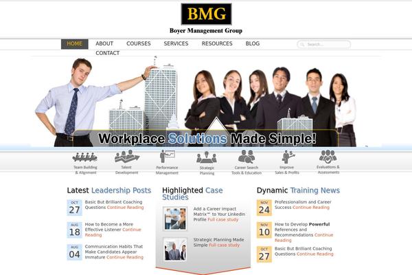 Bmg theme site design template sample