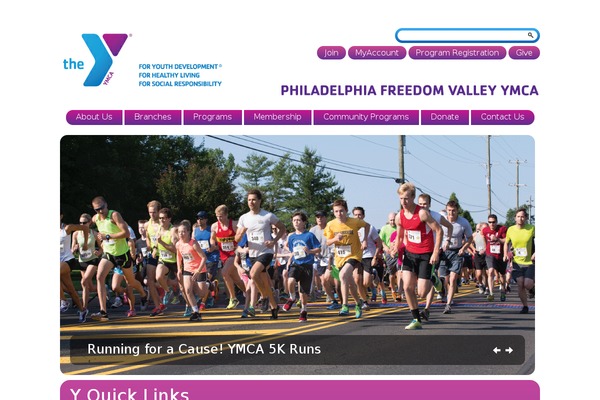 Ymca theme site design template sample