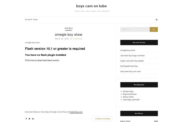 Olsen Light theme site design template sample