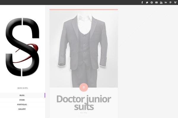 Liquidfolio theme site design template sample