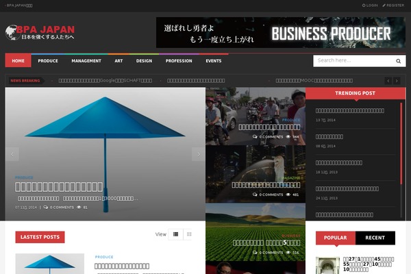 bpa-japan.org site used Stylishmag